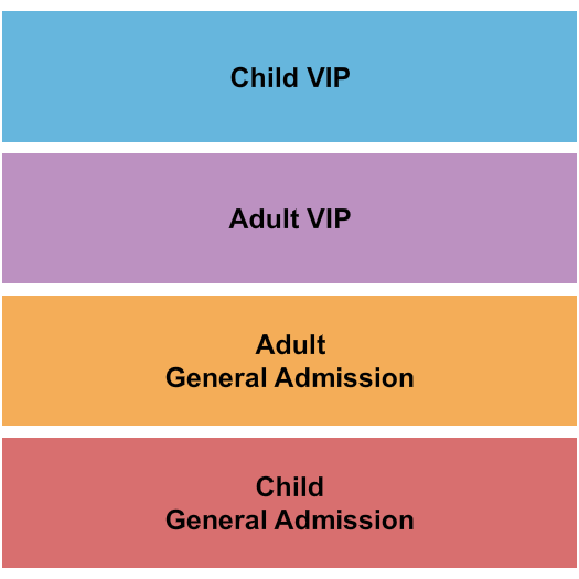 Cow Palace Adult GA/Children GA & Adult VIP/Children VIP Seating Chart